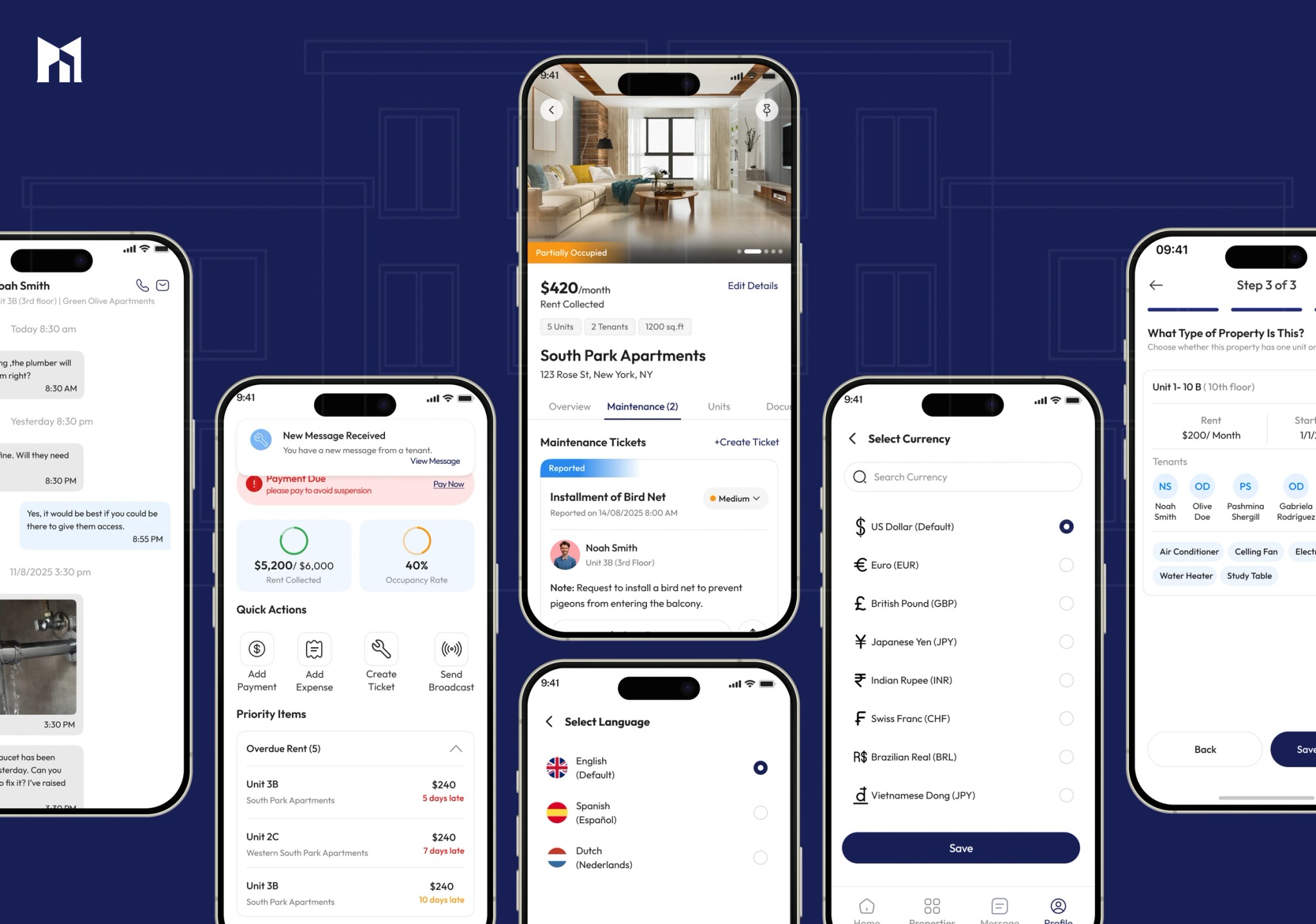 One place to manage rentals, tenants, and maintenance
