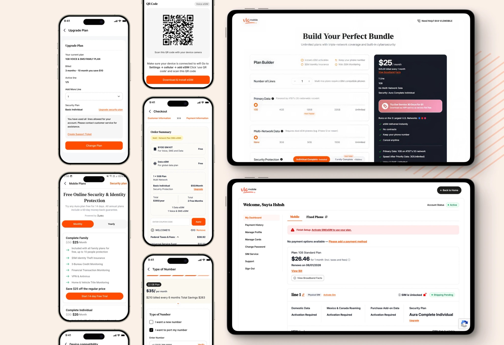 One app for triple-network 5G and identity protection